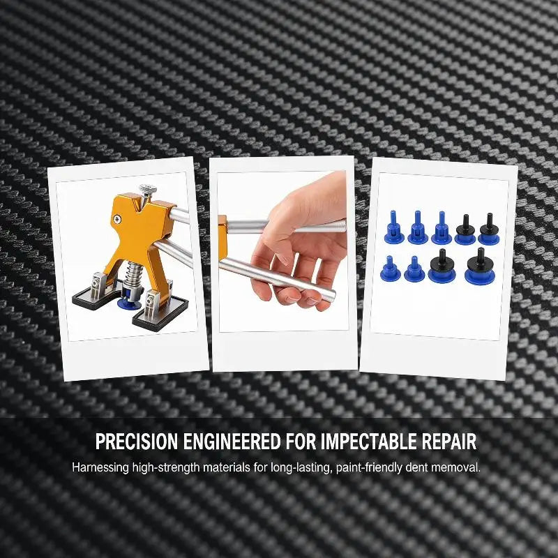 Car Dent Puller Paintless Suction Cup Lifter Repair Tools Kit Auto Body Dent Removal Kit For Auto Hail Dent Removal Workshops Oasis Select