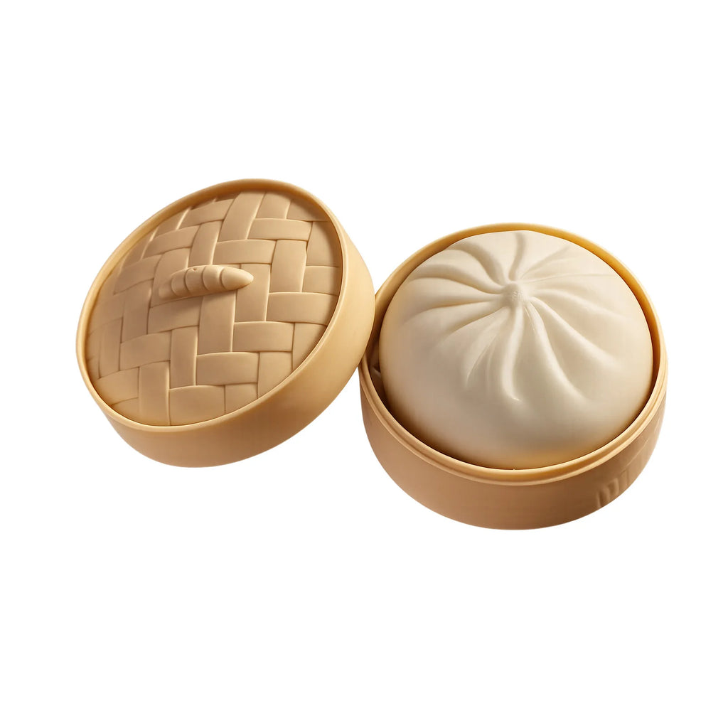 Colorful Dumpling Slow Rebound Soft Pinch Decompression Kawaii Squeeze Office Desk Decor Home Office Desktop Ornaments Oasis Select 03 White