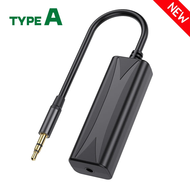 3.5mm Audio Aux Cable Anti-interference Ground Loop Noise Filter Lsolator Eliminate Cancelling For Home Stereo Car Audio System Oasis Select (New) Type A