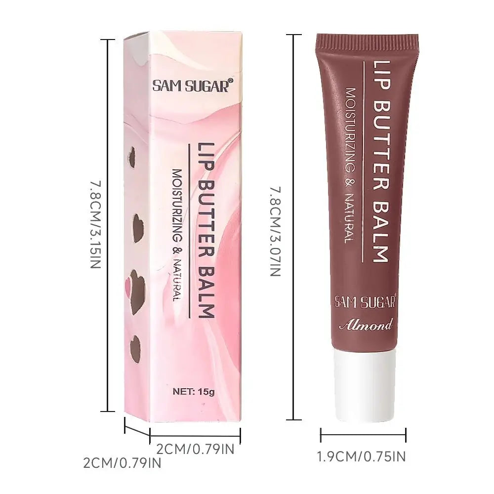 Hydrating Lip Butter Balm Long Lasting Waterproof Non Greasy Oil Gloss Mirror Shine Tint Care 5 Colors Oasis Select
