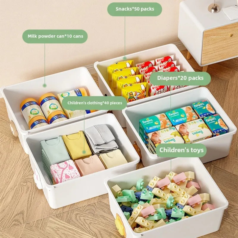 Locker Children's Baby Clothes Storage Box Bedside Table Cross-border Drawer Layered Storage Cabinet Cabinet Locker Oasis Select