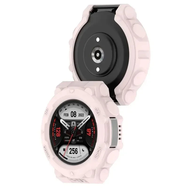 Silicone Bumper Case Cover for Amazfit T-Rex 2 Smartwatch Smartwatch Case Cover Oasis Select