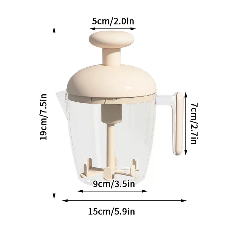 Egg Beater Hand Mixer Semi-Automatic Egg Whisk Milk Frother Handheld Egg Mixer Manual Press-type To Beat Egg Whites Baking Tool Oasis Select