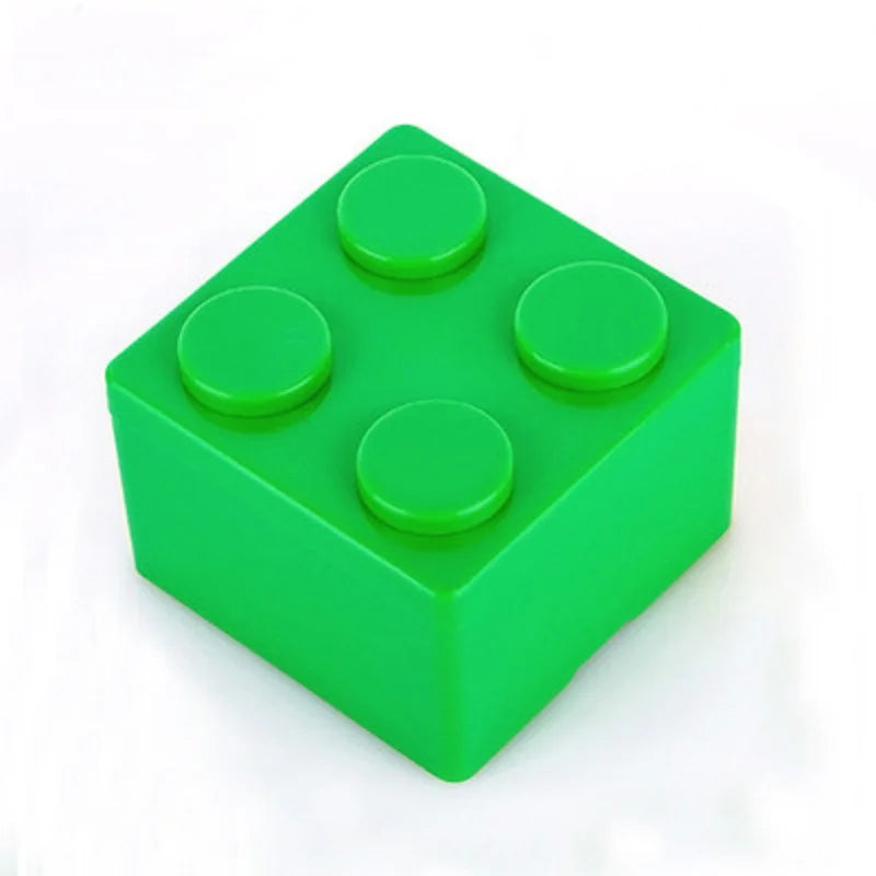 Stackable Building Block Storage Box | Modular Desk Organizer