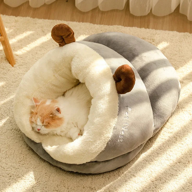 New 2023 Pet Warm Thickened Nest Slippers Series Cat Litter Mat Dog Autumn Winter House Beds For Cat Oasis Select