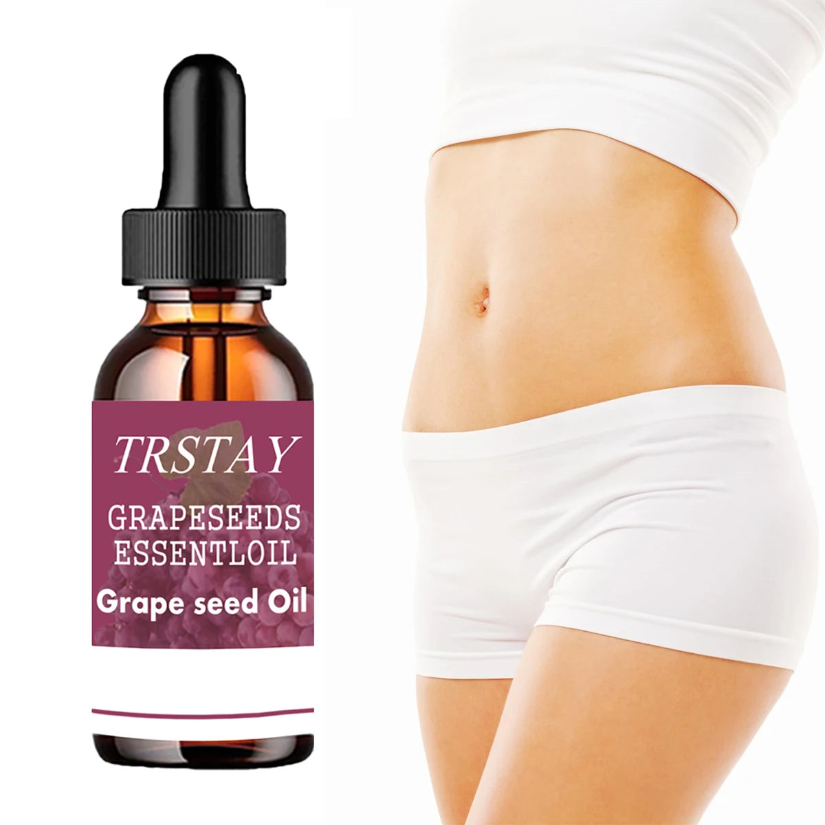 Grape Seed Essential Oil Body & Face Massage Serum | TRSTAY