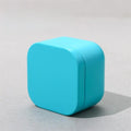 Portable Mini Tin Box Tea Sealed Jar Packing Boxes Jewelry Candy Small Storage Can Coin Earring Headphones Gift Case Oasis Select Square Blue