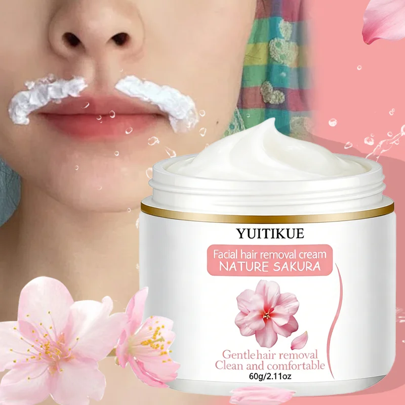 YUITIKUE Sakura Hair Removal Cream – Face & Body 60g