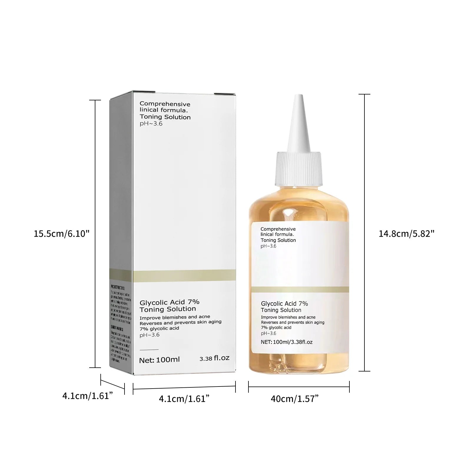 Glycolic Acid Skin Lotion – 7% AHA Toner with Aloe & Ginseng