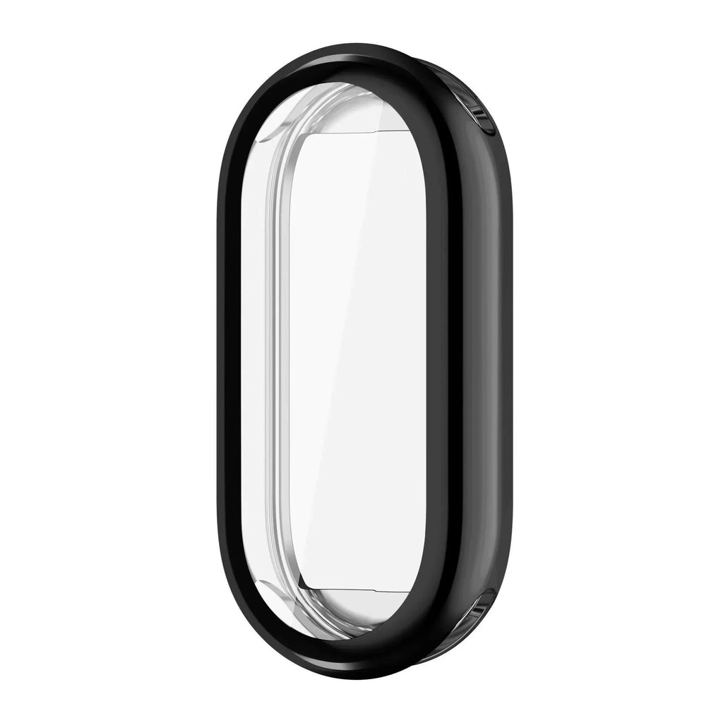TPU Full Cover Case for Xiaomi Mi Band 8 & 9 Screen Protector Smartwatch Protective Case Oasis Select black Xiaomi Mi Band 8