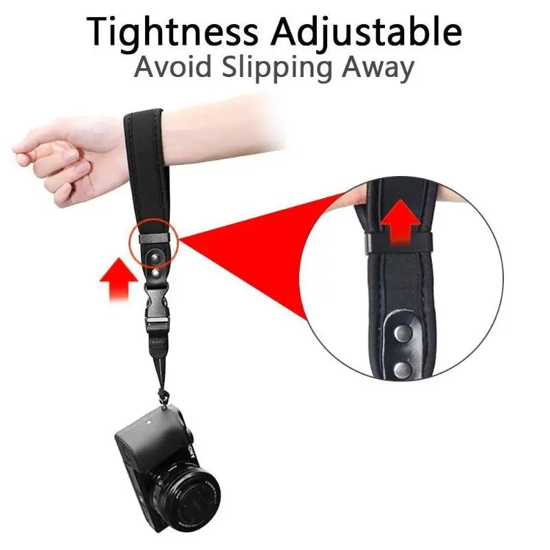 Camera Hand Strap Ajustable Quick-Release Wrist Strap Camera Wristband Comfortable Camera Strap Lightweight For Camera Oasis Select
