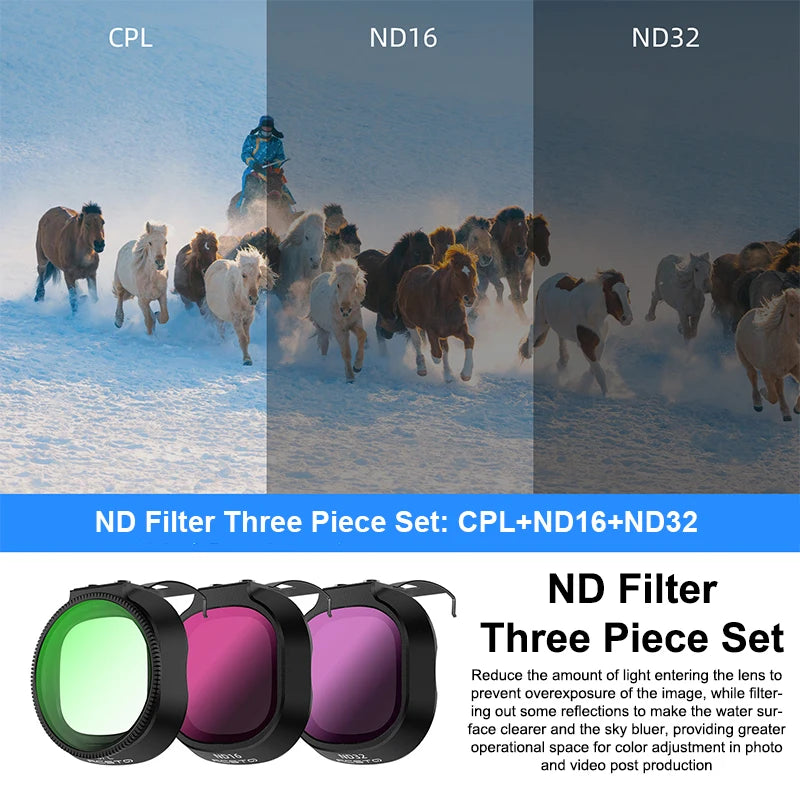 Drone Lens Filter Set For Neo2 ND Filter Kit ND8 ND16 ND32 CPL UV Filter Camera Anti-glare Filter Drone Accessories Oasis Select A15