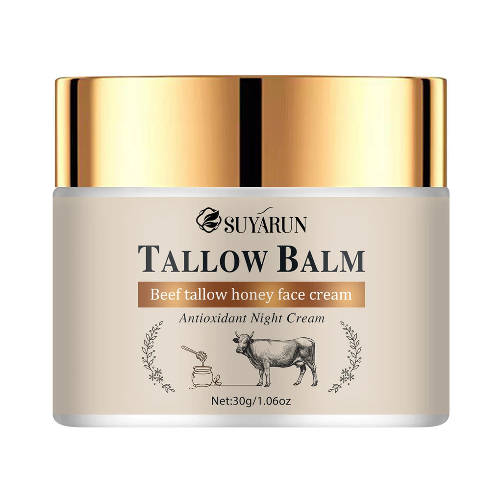 SUYARUN Tallow Face Cream – Honey & Olive Oil Moisturizer