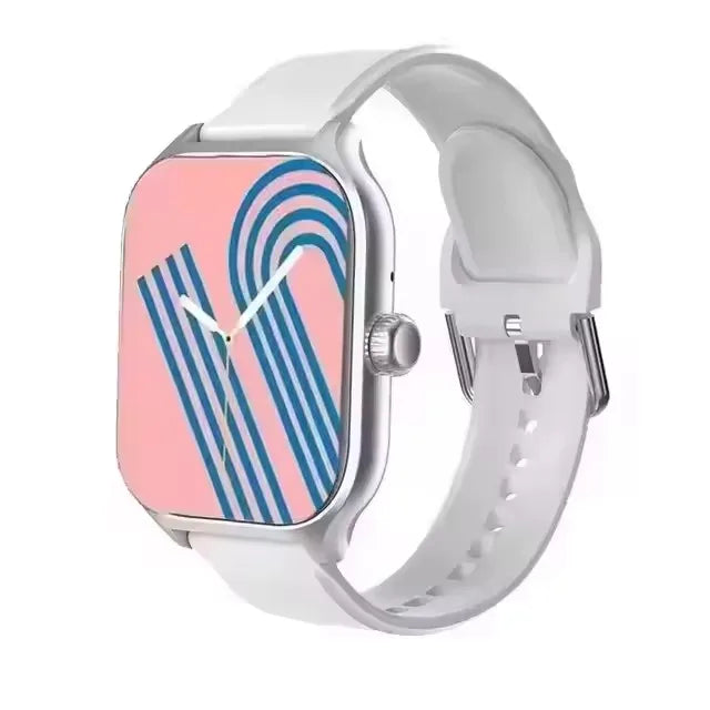 Ola Esporte 2.01" Smart Watch – Bluetooth Calls & Fitness Tracker Smart Watch Oasis Select Silver
