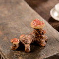 Yixing Zisha Tea Pet Lingzhi Lid Holder Pen Stand Teapot Lid Placement Bionic Handmade Sculpture Ornament Tea Set Can Be Oasis Select 1
