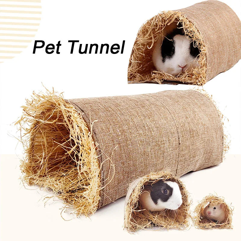 Pet Rabbit Hideaway Toy Hamster Tubes Tunnel Ferret Rats Cage Accessories for Hamster Chinchilla Guinea Pig Cottage Hamster Beds Oasis Select
