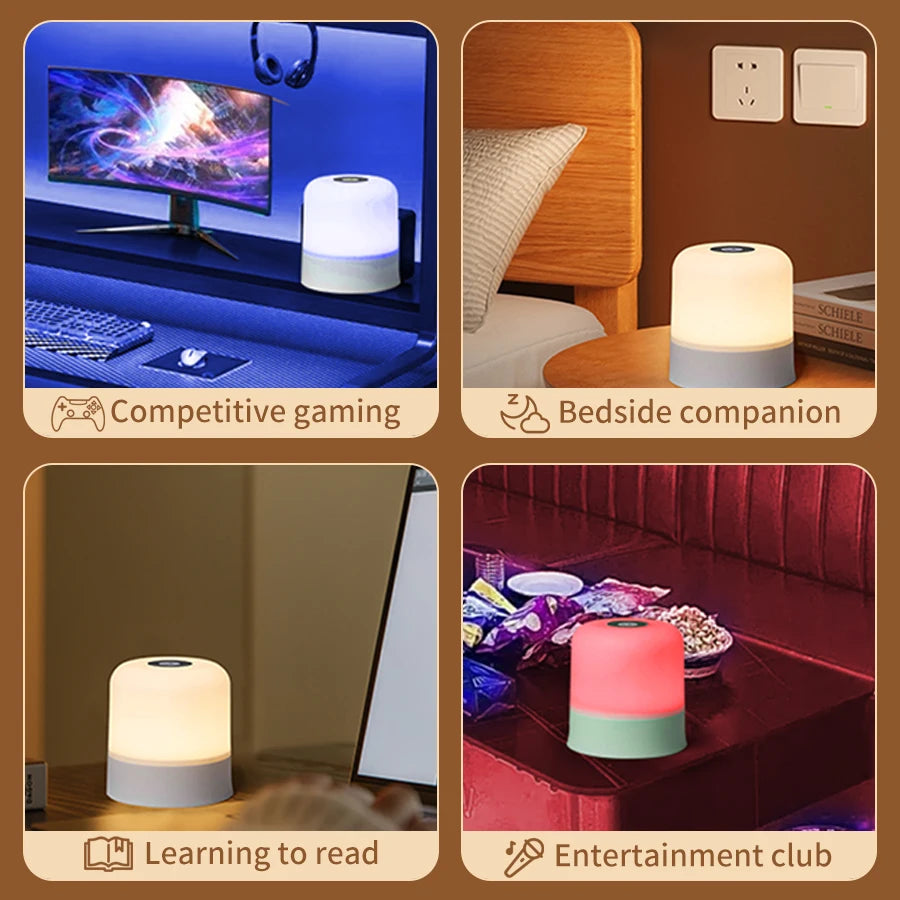 Rechargeable RGB LED Night Light – Remote & Touch Dimming Rechargeable Night Light Oasis Select