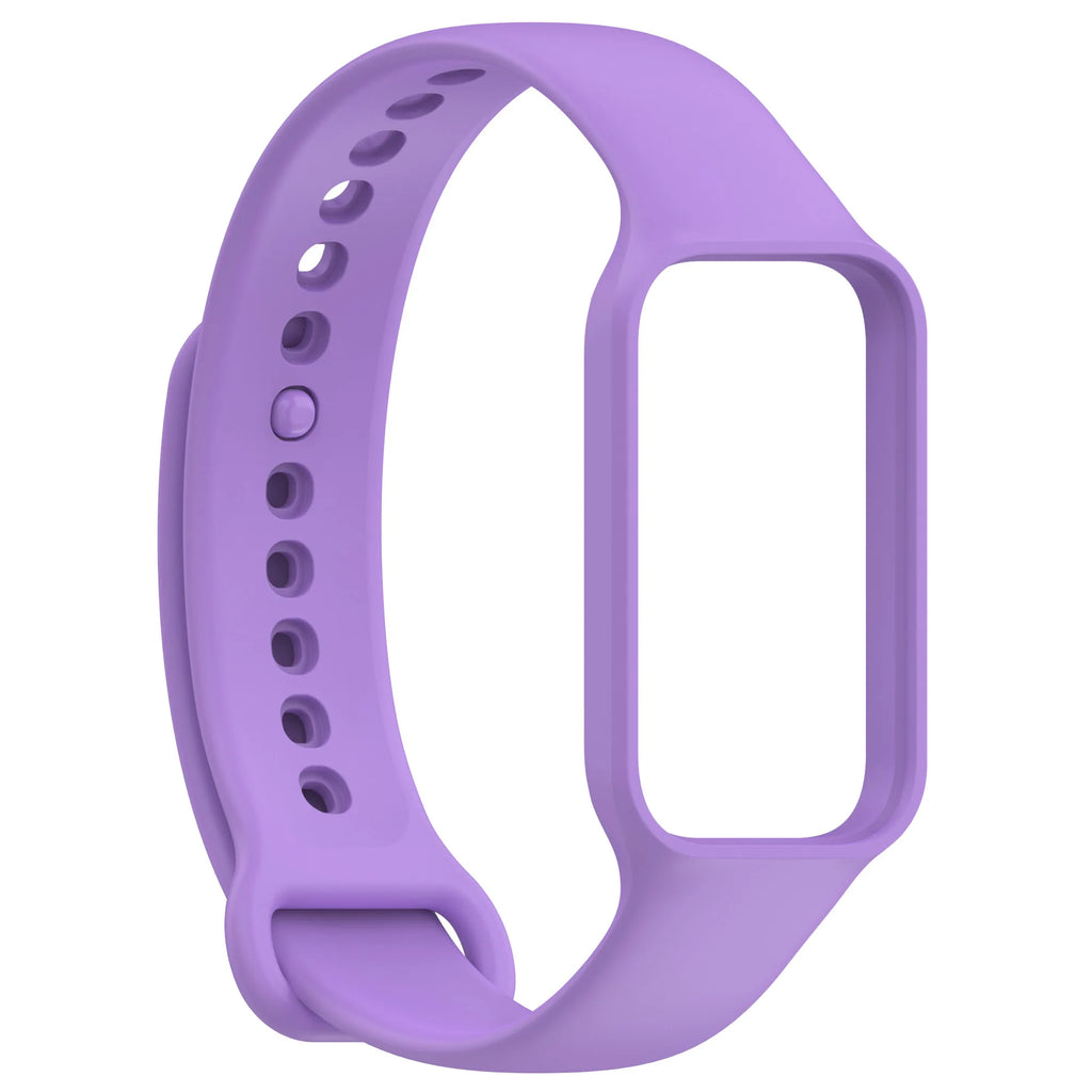 Silicone Strap for Redmi Watch Band 2 & Xiaomi Band 8 Active Replacement Watch Strap Oasis Select PURPLE