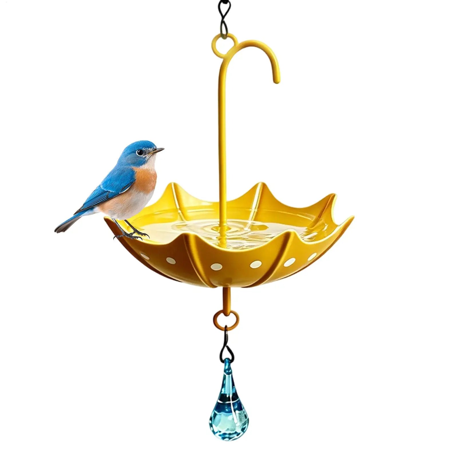 Bird Bath Umbrella Shaped Hanging Bird Feeder Birdbath For Garden Yard Farm Supplies Hummingbird Feeder Supplies Birdbath