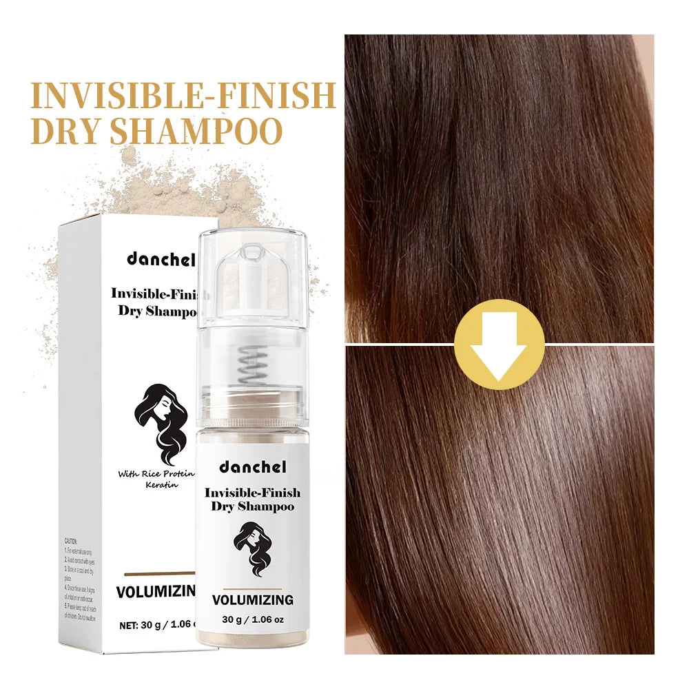 Danchel Dry Shampoo Powder – Rice Protein Oil-Absorbing & Volumizing Dry Shampoo Powder Oasis Select