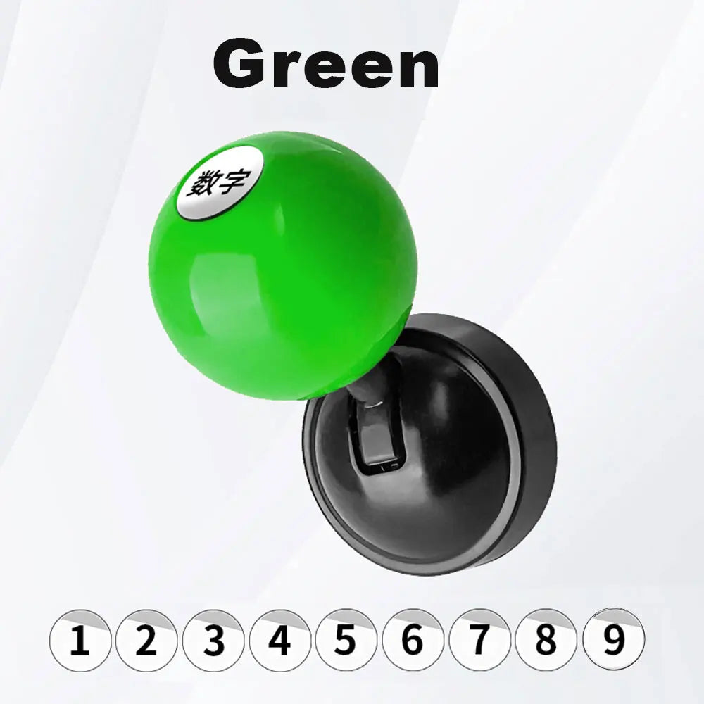 Lucky Number Billiard Ball Car Start Button Cover | DIY Decor