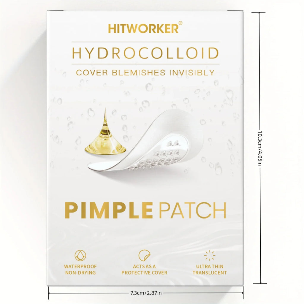 375 pieces/box of transparent hydrogel acne patches, alcohol free, gentle and non irritating absorption acne patches Oasis Select