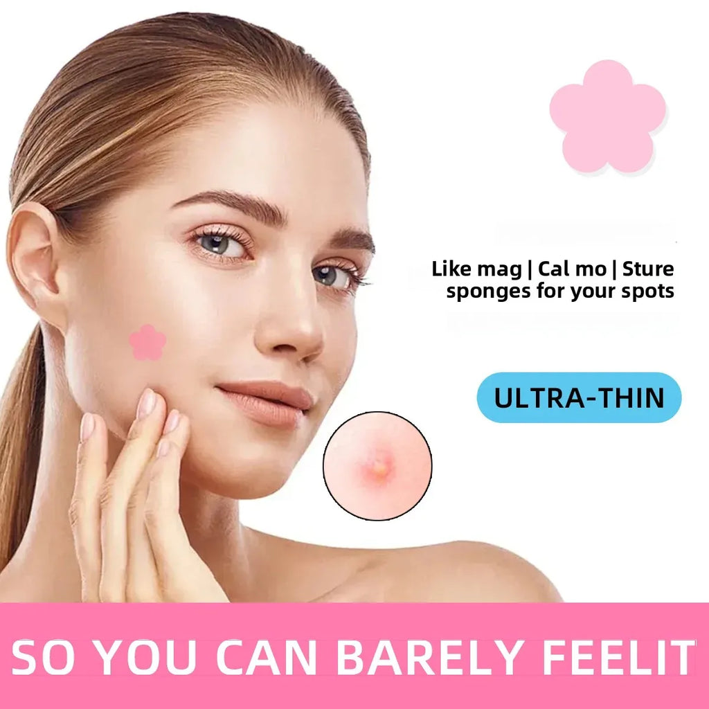 USHAS Flower Hydrocolloid Acne Patches – Breathable & Invisible