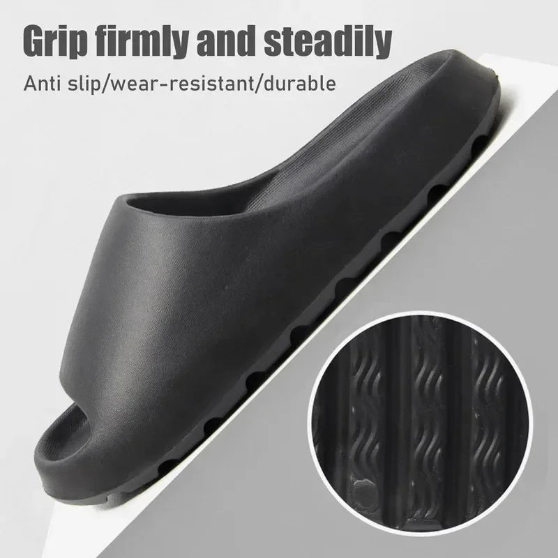 Fashion slippers, cloud thick-soled sandals, couple bathroom slippers, home and outdoor men's slippers, women's EVA sandals Oasis Select