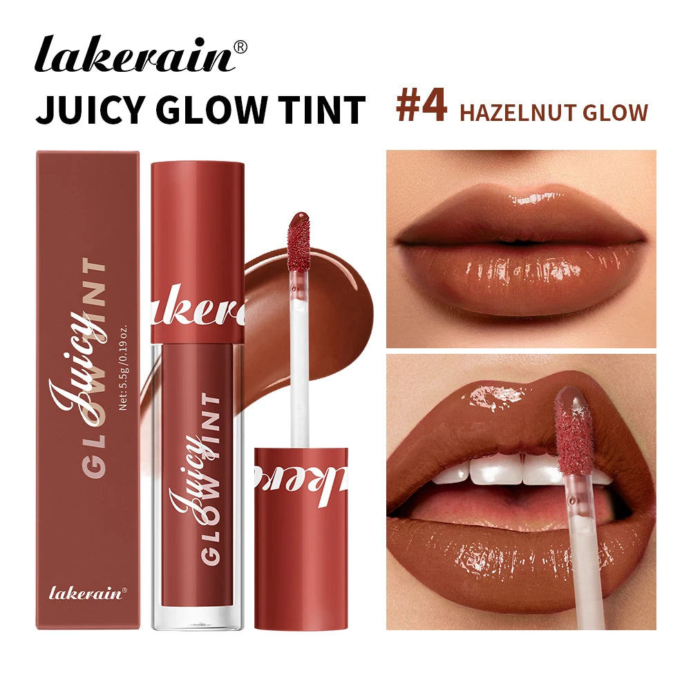 ibcccndc Mirror Lip Gloss Tint – Long-Lasting & Moisturizing Lip Gloss Oasis Select 04 Hazelnut Glow
