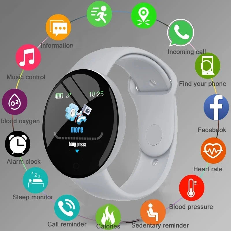 D18 Smart Bracelet – Heart Rate, Sleep & Fitness Tracker Watch