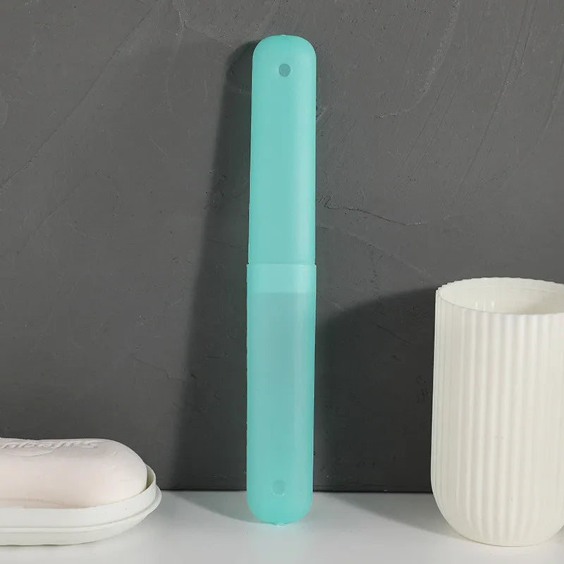 Toothbrush Storage Box Tooth Brush Box Holder Cover Travel Storage Dust-proof Case Portable Portable Travel Toothbrush Case Oasis Select