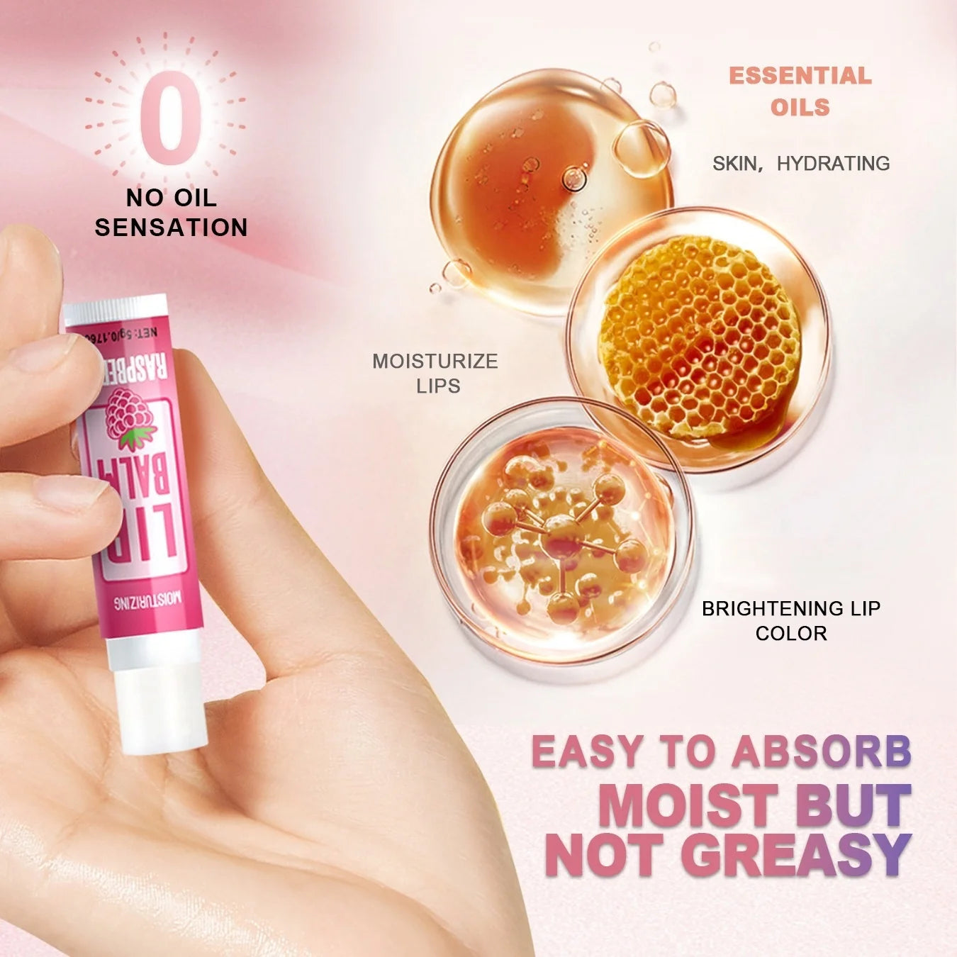 60PCS Moisturizing Lip Balm set 5g Deep Moisturizing and brightening Lip Color Gift for holiday parties Oasis Select