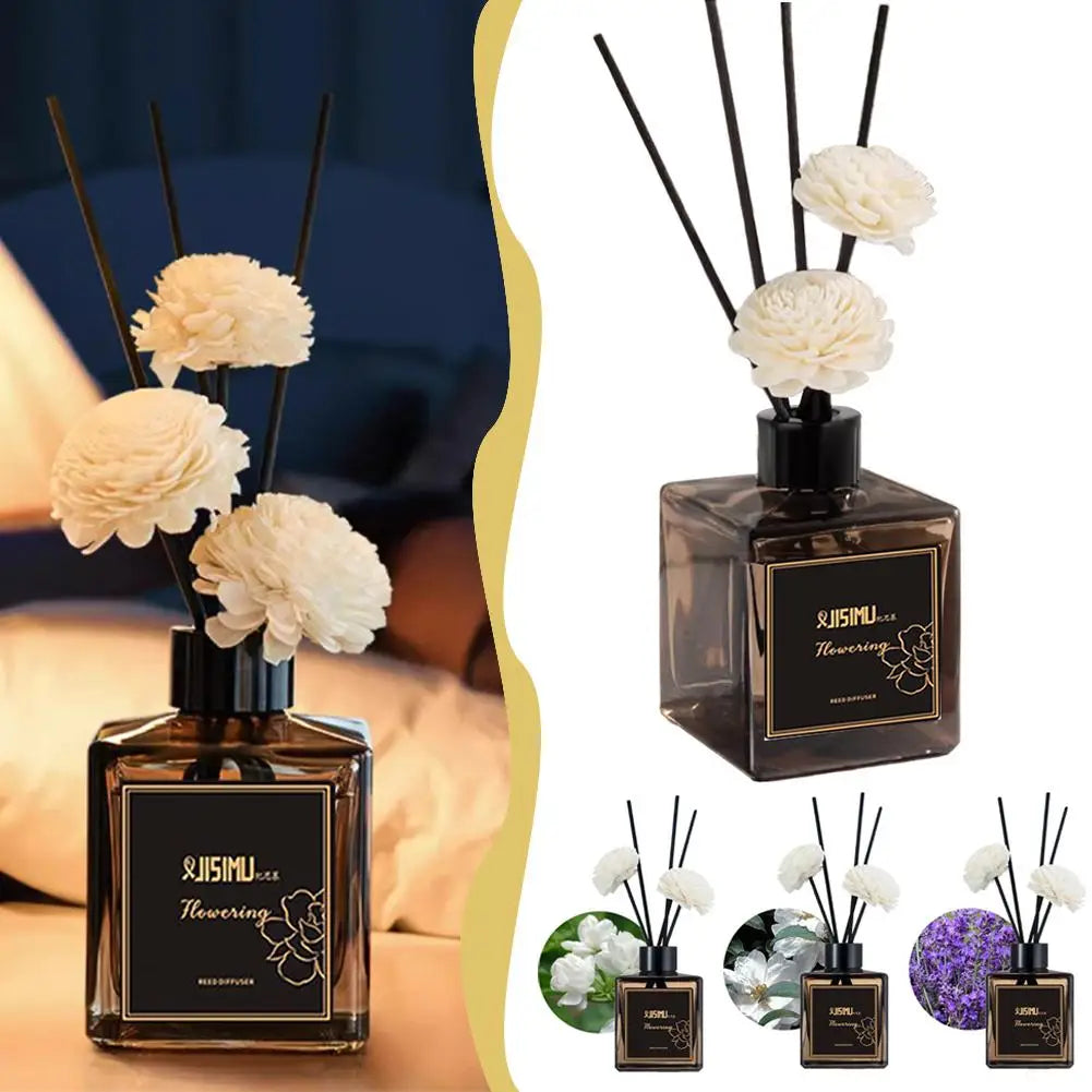 50ml Flameless Reed Diffuser – Natural Essential Oil Fragrance