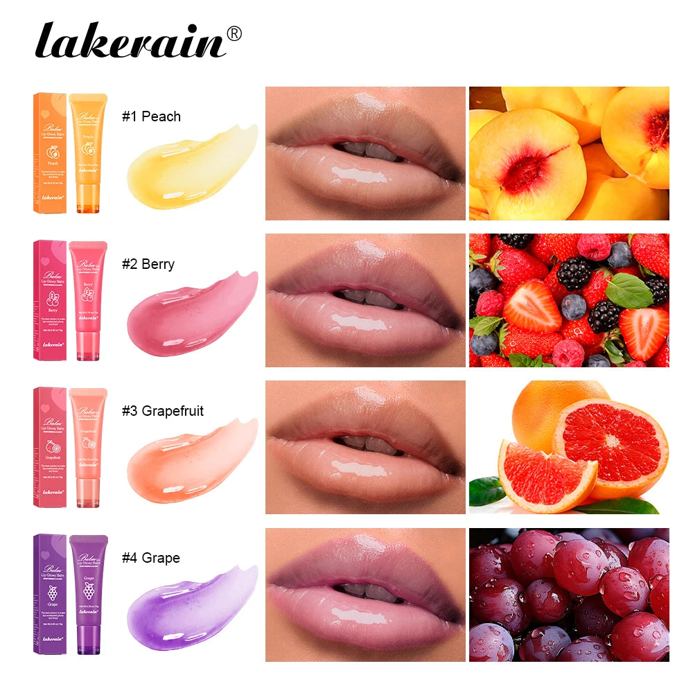 Lakerain Brightening Lip Balm Reduces Lip Lines Lips Moisturizing Hydrating Removing Dead Skin Fruity Moisturizing Lip Balm Oasis Select