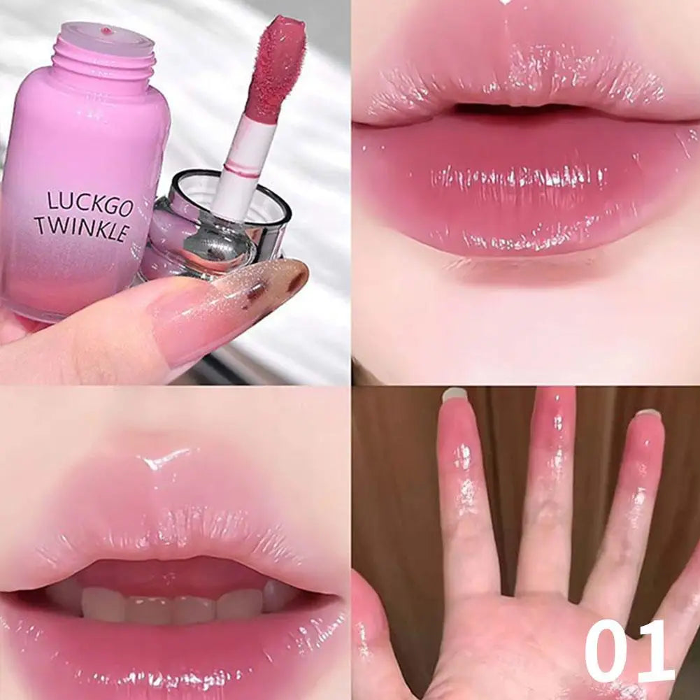 Honey-Glazed Mirror Lip Gloss – Hydrating & Long-Lasting Mirror Lip Gloss Oasis Select Rose