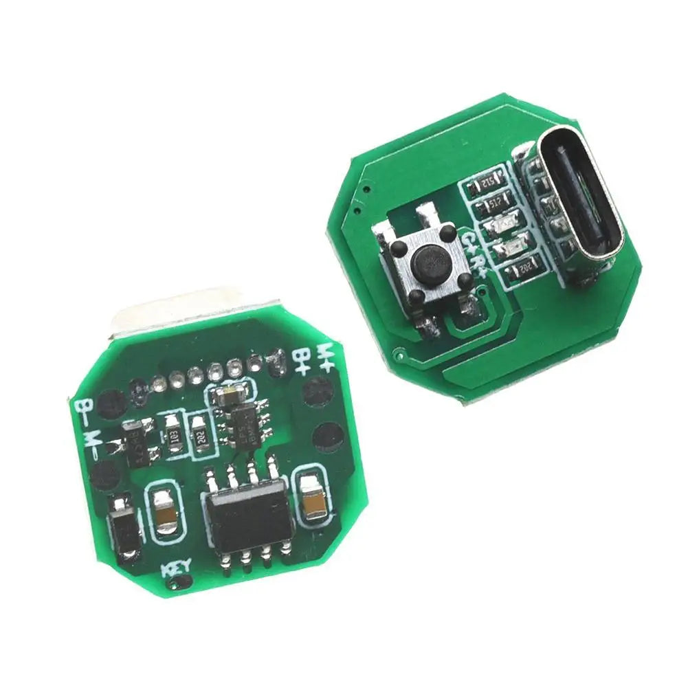 All-in-One Flashlight Driver Module – Type-C, 18650 & 10W LED