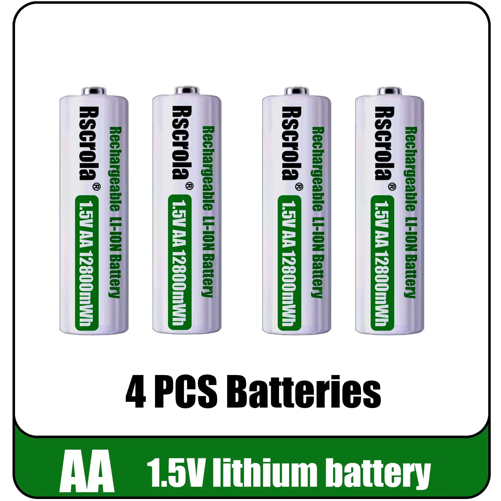 12800mWh 1.5V AA Battery Rechargeable Lithium-ion Battery AA Battery for remote control mouse fan Electric toy Oasis Select 4 PCS Batteries 1.5V China Mainland
