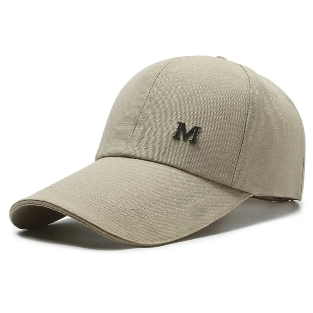Casual Adjustable Baseball Cap Moisture-Wicking Unisex Quick-Dry Hat Sun Hat Oasis Select M-Khaki