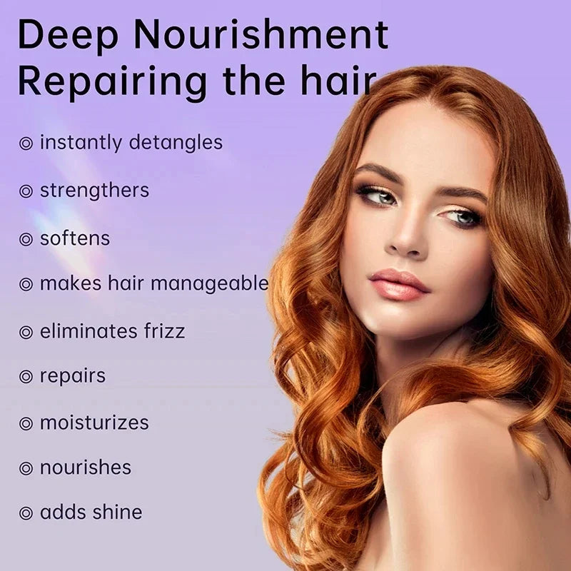 Magical Hair Mask Coconut Oil Conditioner Spray for Keratin Treatment for Smoothing Damaged Hair Non-Rinse Hair Care Solution Oasis Select