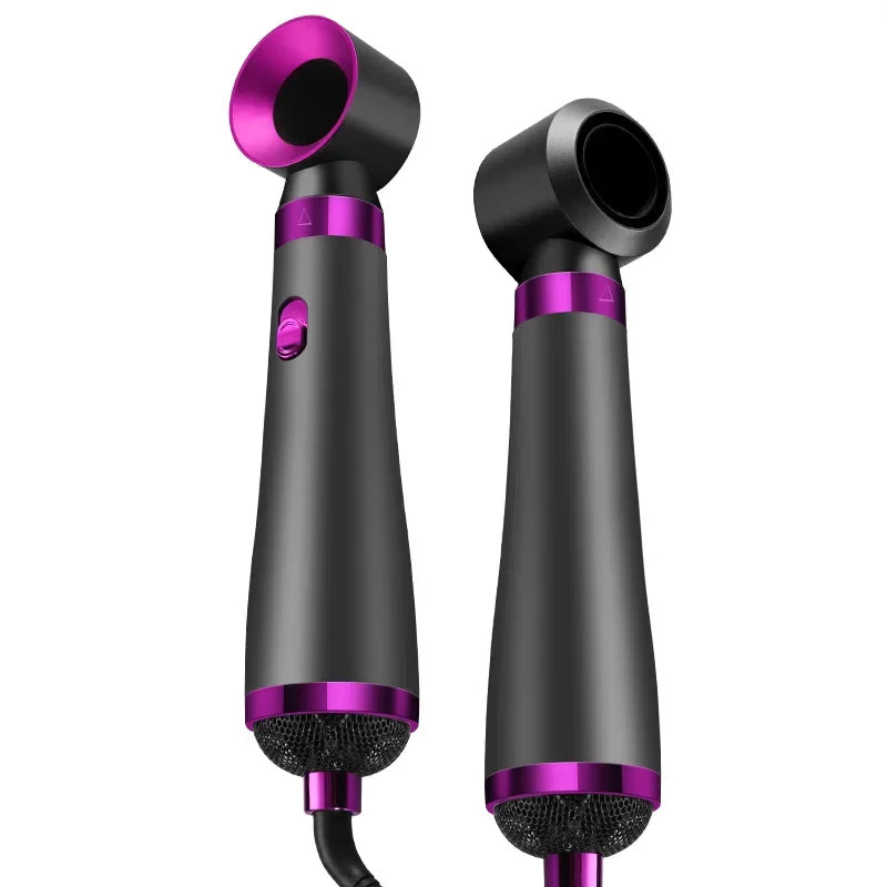 5 In 1 Hair Dryer Hot Air Comb Electric Curling Straight Hair Comb Negative Ion Hair Dryer One Step Brush 220V EU 110V US Oasis Select
