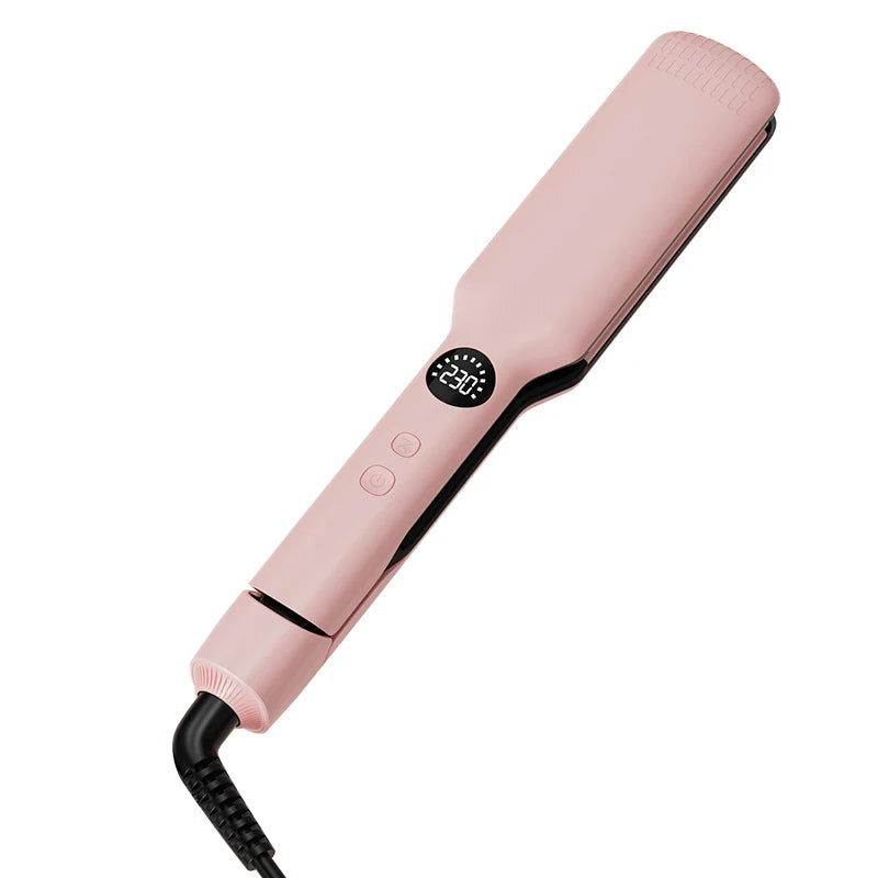 URGGU Wide Plate Hair Straightener – Oil Coating & PTC 60W