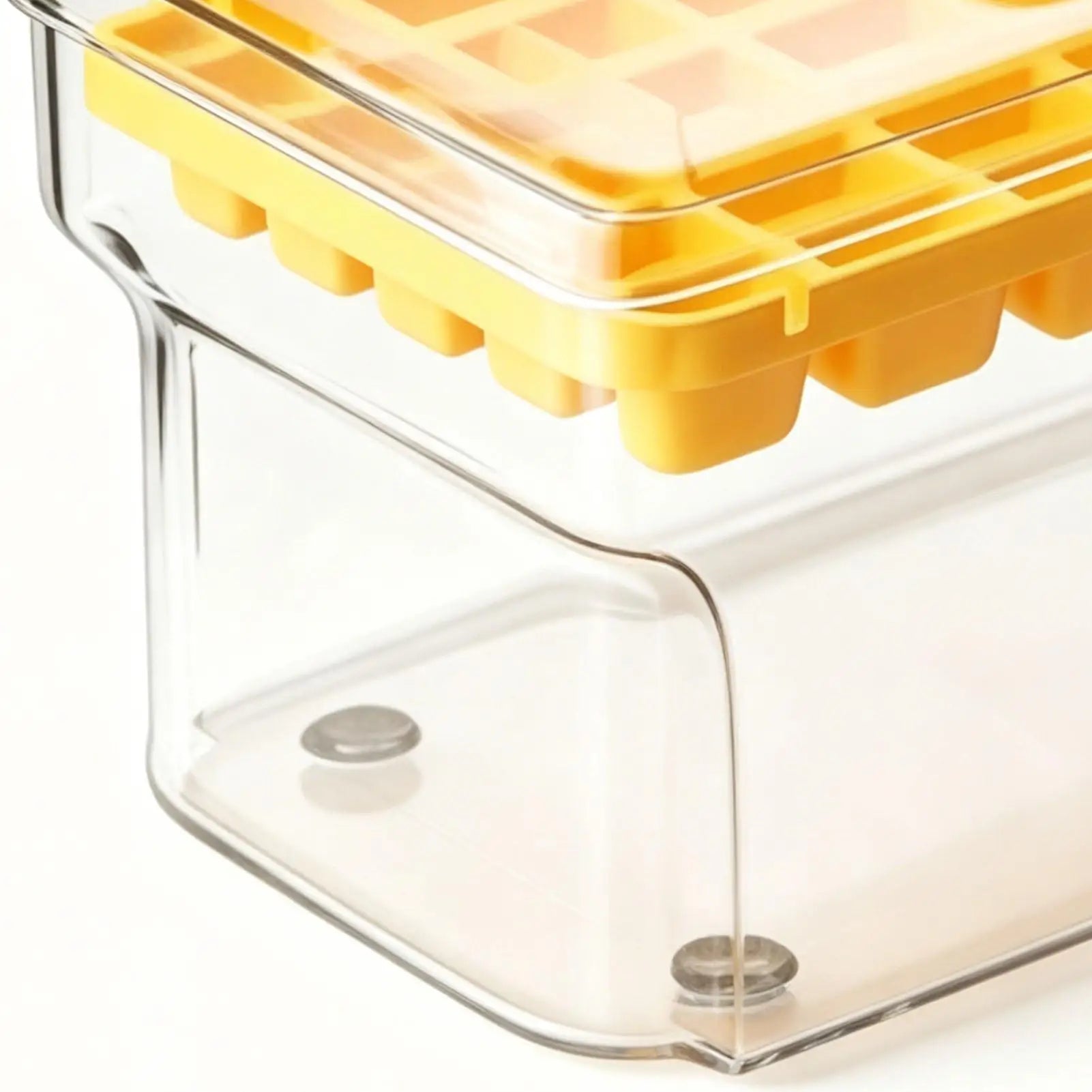 Press Ice Tray Bucket Multifunctional 32 Gride Ice Cubes Mold Ice Maker With One-touch To Release Portable Ice Box Ice Tray Oasis Select