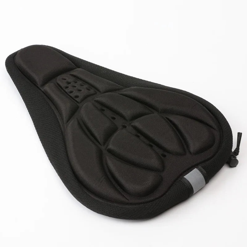 3D Bike Saddle Cover, Breathable Comfort Foam Seat Cushion for Cycling, Super Soft Bicycle Seat Pad for Men Women Bicycle Seat Oasis Select