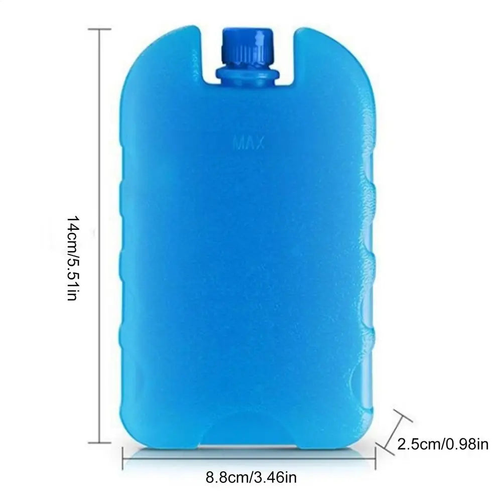 Reusable Ice Box New Keep Fresh Refrigeration Refrigerated Shipping Cooling Box PE Picnic Cooler Box Portable Ice Cooling Pack Oasis Select Blue 1PC