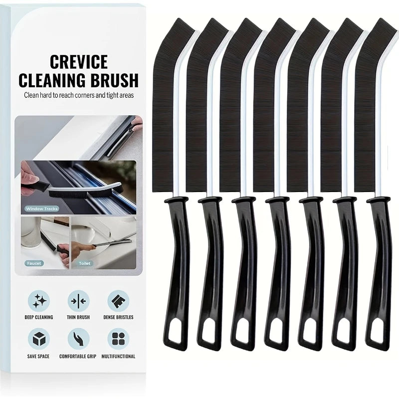 Household Cleaning Brush Bathroom Scrubber Radiator Crevice Cleaning Brush Multifunctional Thin Brushes Long Handle Ergonomic Oasis Select