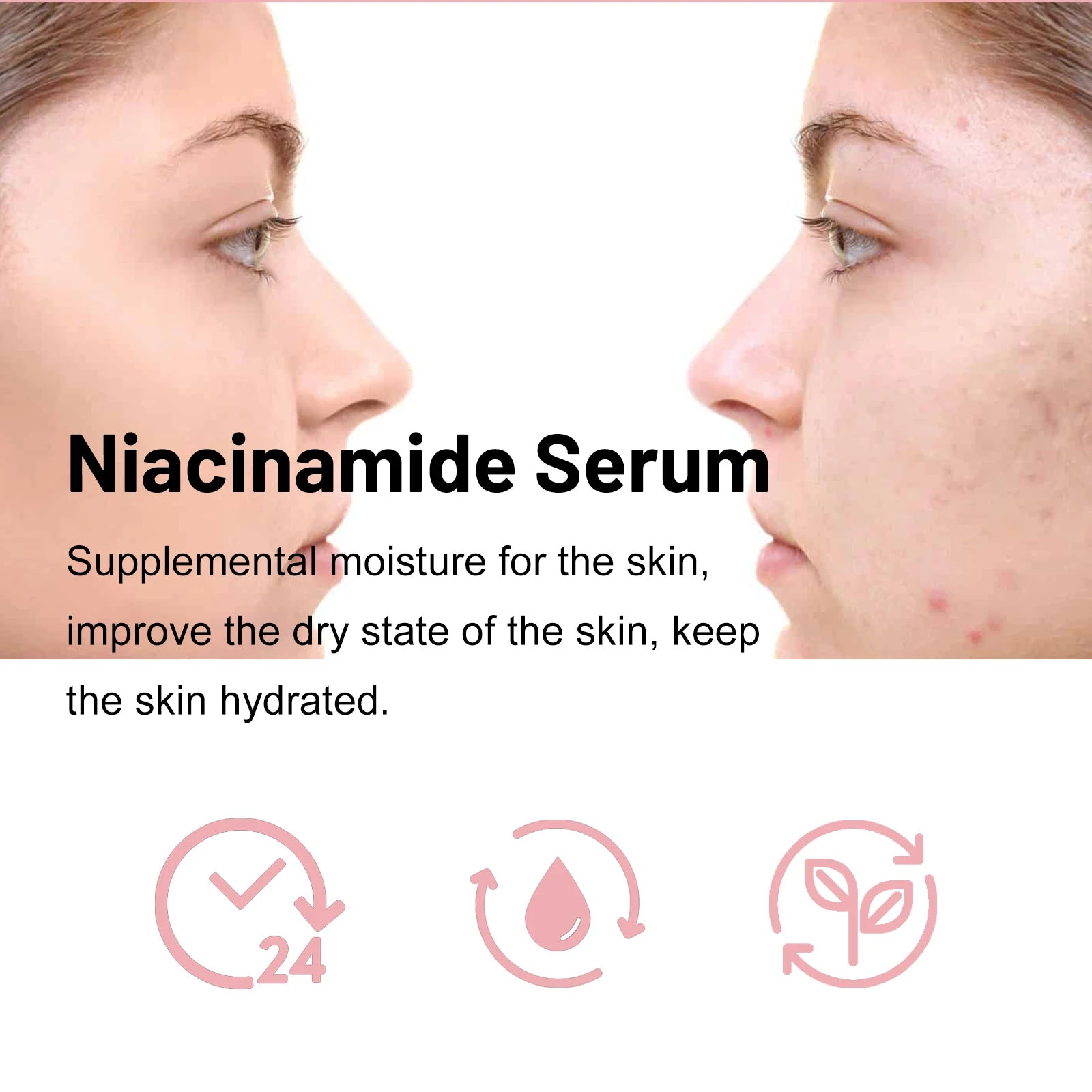 OUHOE Nicotinamide Brightening Face Serum – Anti-Aging 30ml Brightening Face Serum Oasis Select