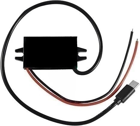 12V To 5V 3A 15W Buck Converter Module DC To DC Regulator Car Power Converter With Wire Interface For Car LED Display Car Radio Oasis Select Type-C 12V 5V 3A