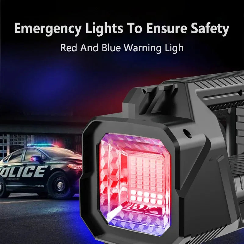 POCKETMAN XHP70 Solar LED Searchlight – USB Rechargeable Lantern