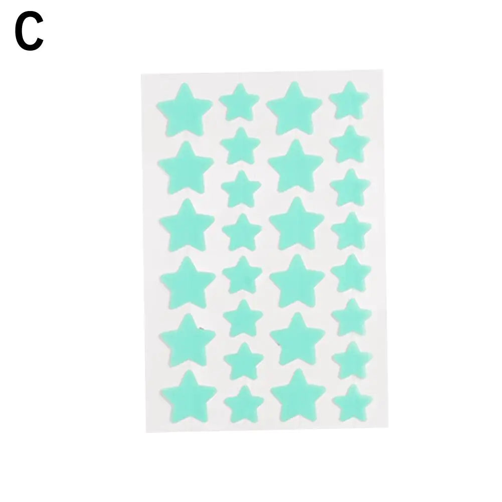 28Pcs Colorful Cute Star Shaped Acne Sticker Invisible Acne Cover Pimple Patch Skin Care Oasis Select C China