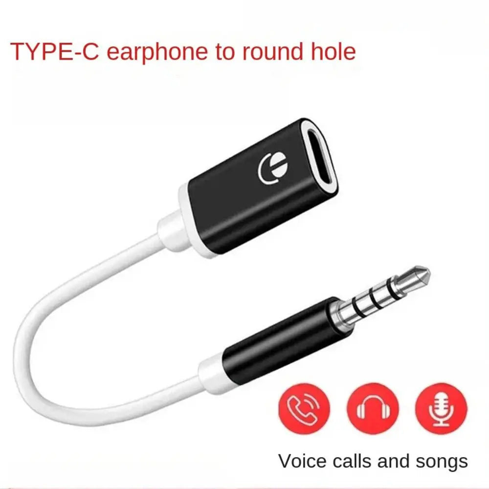 3.5mm Male To Type-c Female Headphone Aux Cable Converter Type-C To 3.5mm Jack Converter Earphone Audio Adapter Cable Oasis Select